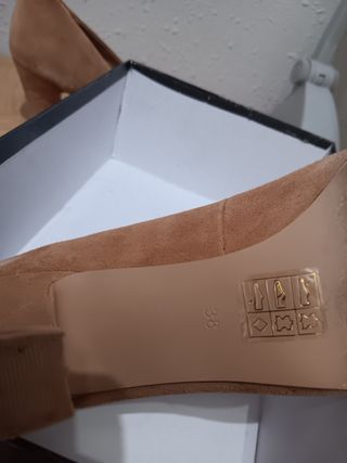 Zapatos de tacón Camila's beige mujer
