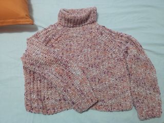 Jersey Polinesia cuello alto multicolor