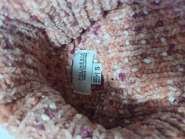 Jersey Polinesia cuello alto multicolor