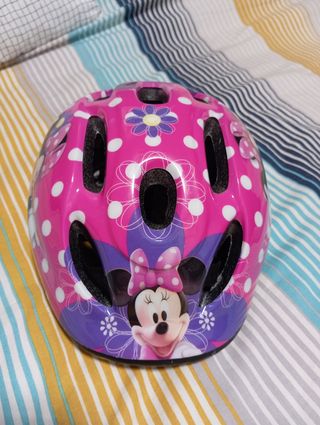 Casco Patines Niña Minnie Mouse