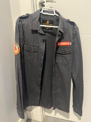 Camisa Superdry Army Gris