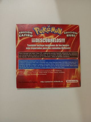 DVD Promocional Pokémon Edición Zafiro/Rubí