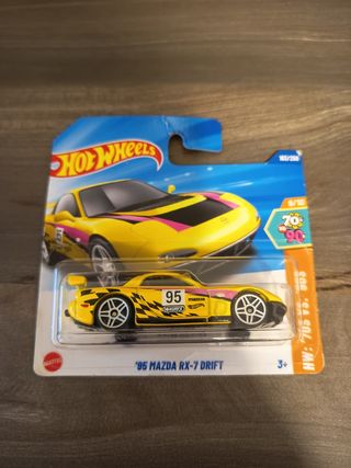 Hot Wheels '95 Mazda RX-7 Drift Amarillo