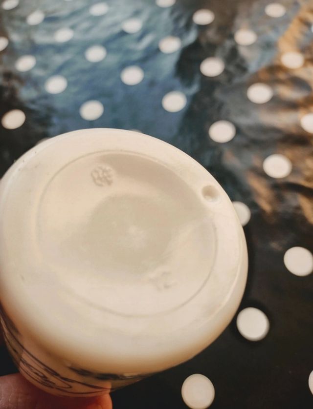 Frasco Opalina Vintage Orégano Azul