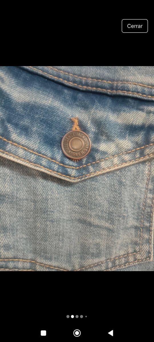 Cazadora Vaquera Hombre Jack & Jones Azul