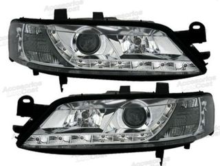 FAROS CON LUZ DIURNA LED Y LUPA PARA OPEL VECTRA B