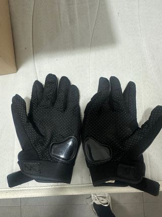 Guantes Moto Talla M Negro/Rojo