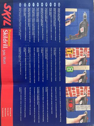 Taladro SKIL 500W con control de velocidad