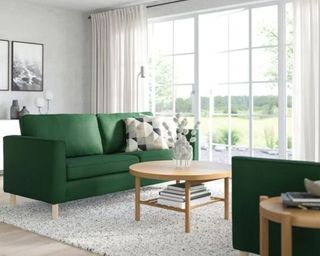 Funda Sofá IKEA Pärup Verde Tela