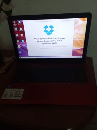 Ordenador portátil ASUS rojo para  piezas 