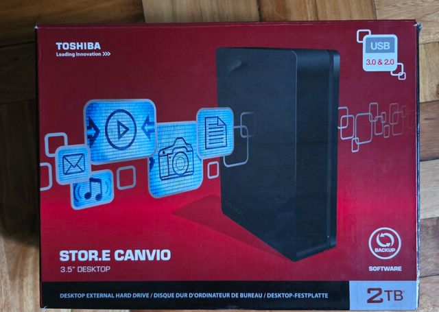 Disco Duro Toshiba Stor.E Canvio 2TB