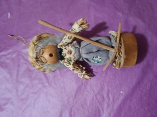 Muñeco de trapo artesanal 7/3cm