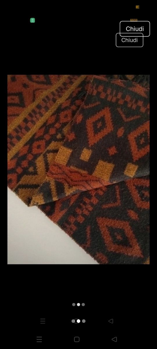 Sciarpa donna fantasia etnica