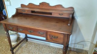 Scrittoio antico con alzatina - Legno
