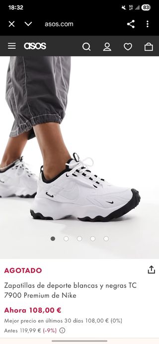 Nike TC 7900 Zapatillas Talla 38.