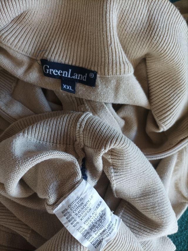 Cardigan Uomo Greenland Beige