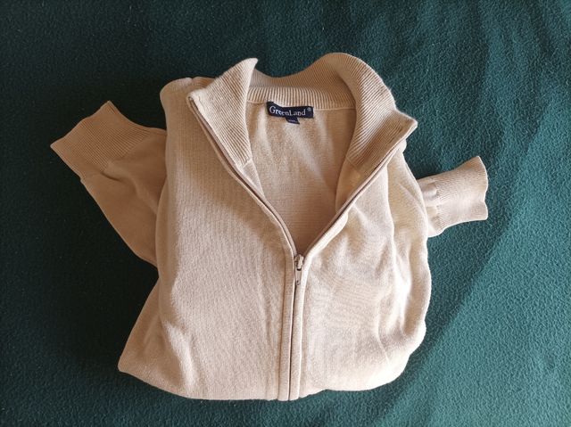 Cardigan Uomo Greenland Beige