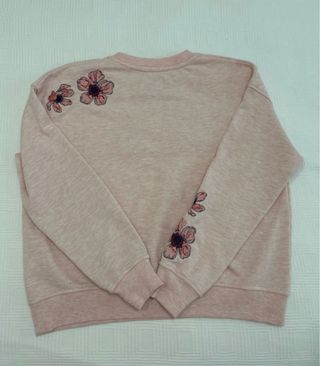 Sudadera Pepe Jeans Rosa Flores 