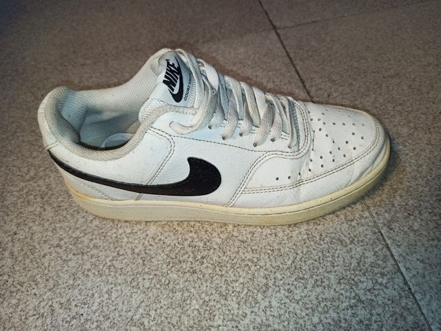 Zapatilla Nike Court Vision Baja Blanca