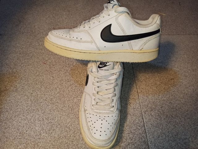 Zapatilla Nike Court Vision Baja Blanca