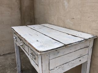 Mesa de Cocina Antigua Blanca