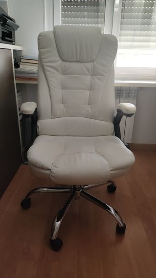 Sillón de escritorio blanco