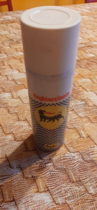 Deghiacciante Agip spray. Bomboletta vintage