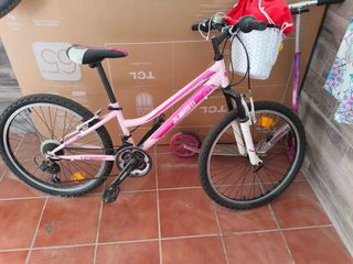 Bicicleta infantil rosa