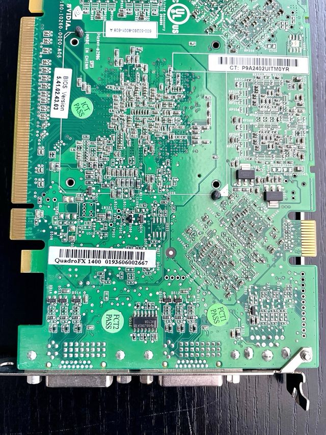 Tarjeta Gráfica Nvidia Quadro FX 1400 PCI-E
