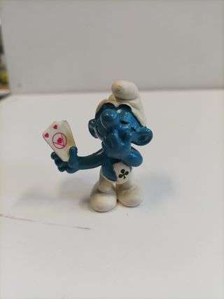 Puffi con carte da gioco 20056