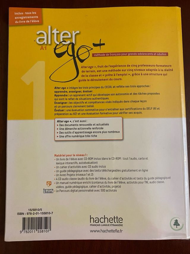 ALTER EGO + 1 : Livre de l'élève + CD-ROM + Pro...