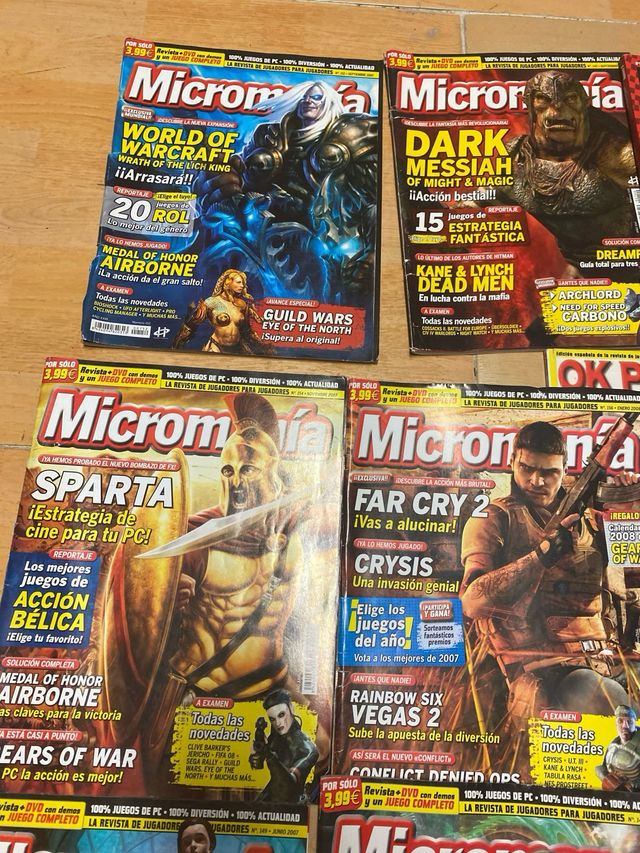 Lote Revistas Videojuegos Micromania y PSX