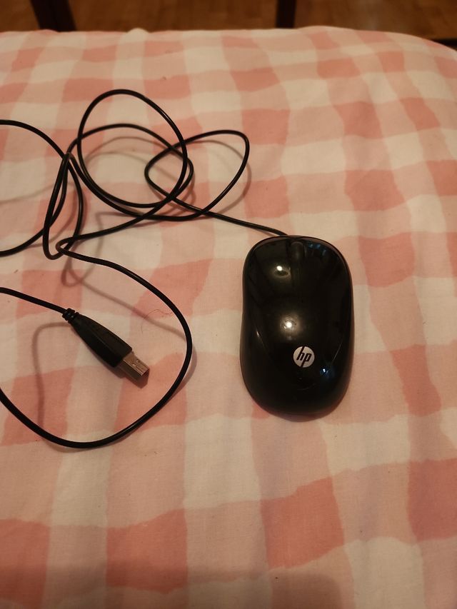 Ratón HP con cable USB