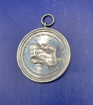 Medalla Comunión Plata 1896