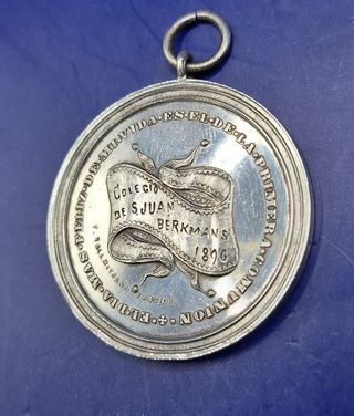 Medalla Comunión Plata 1896