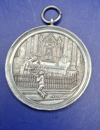 Medalla Comunión Plata 1896