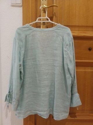 Camisa lino Massimo Dutti