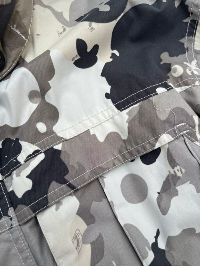 Abrigo Protest Militar Nieve