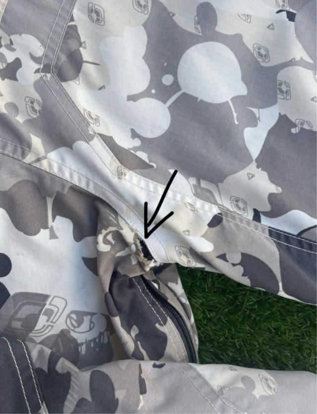 Abrigo Protest Militar Nieve