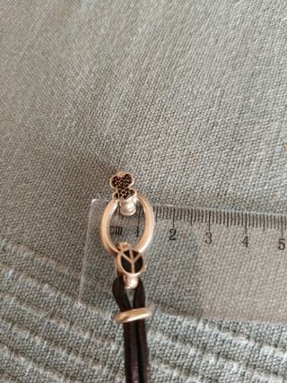 Pulsera Tous cuero Oso espinelas 