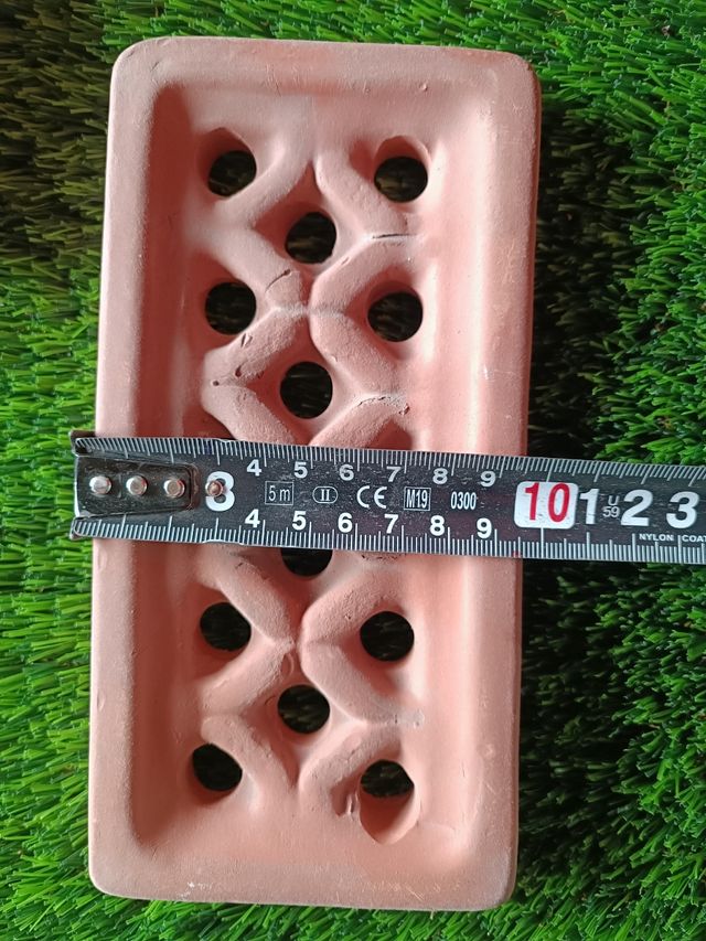 Rejilla cerámica ventilación rectangular 10x20cm