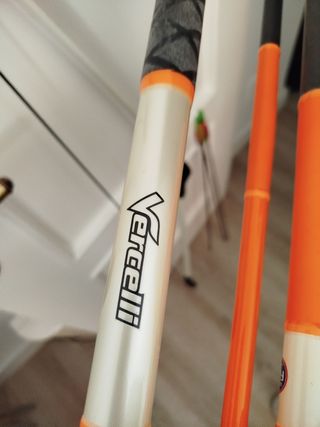 cañas de pesca Vercelli con 2 carretes de calidad.