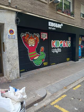 Pintura Graffiti Persianas Barcelona