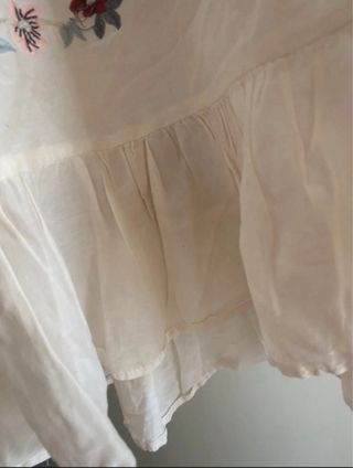 Camisa bordada Zara