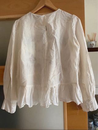 Camisa bordada Zara