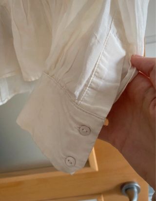 Camisa bordada Zara