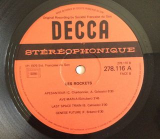 Rockets "Rockets" LP 1976 Gatefold France