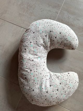 Cojín de Lactancia Estrellas Gris