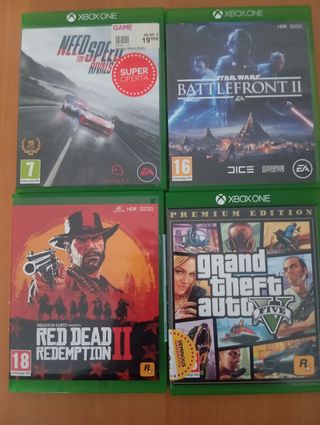 Xbox One S+cable  luz+ 4 Juegos+auriculares gaming