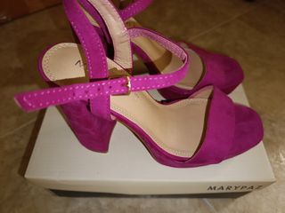 Zapatos de tacón Marypaz Fucsia